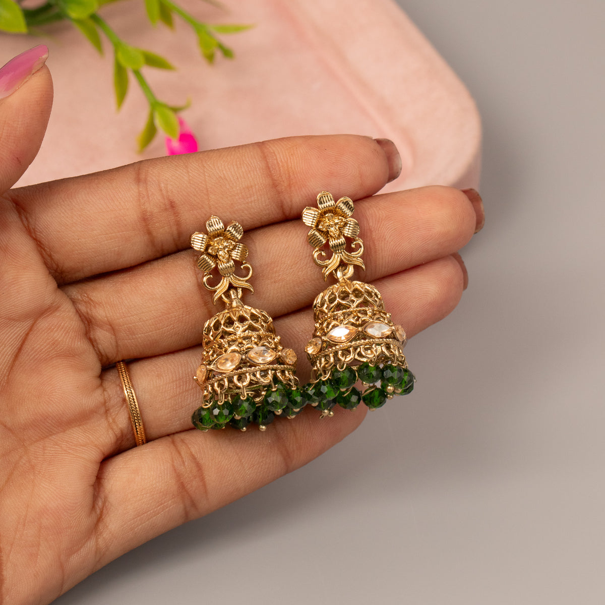 Fancy jumkha Earrings E1595