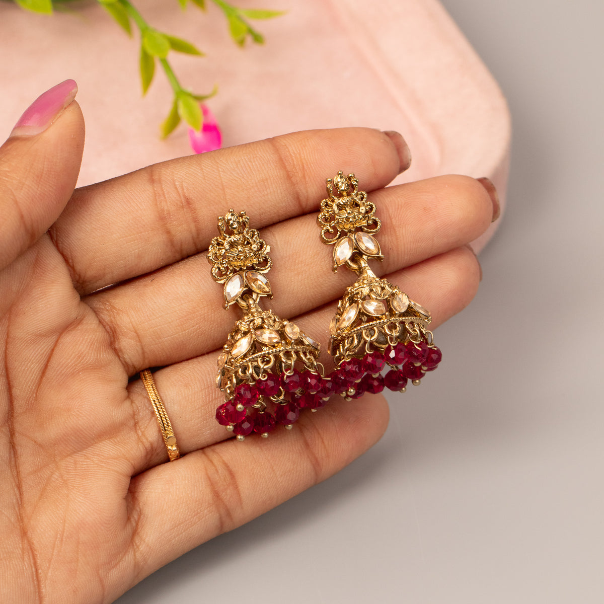 Fancy Jumkha Earrings E1596