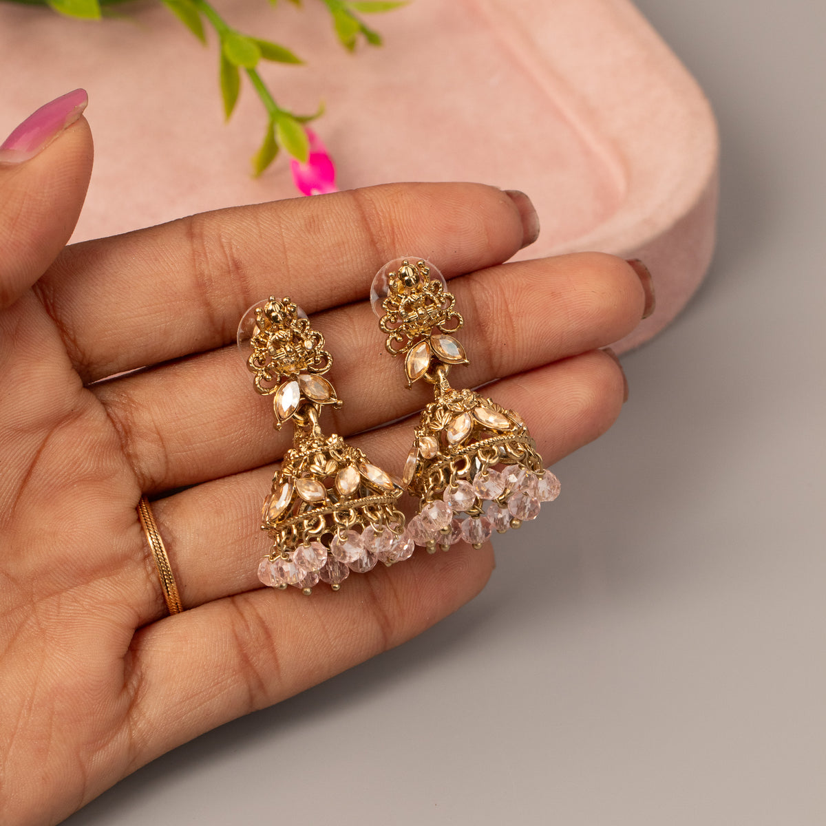 Fancy Jumkha Earrings E1596