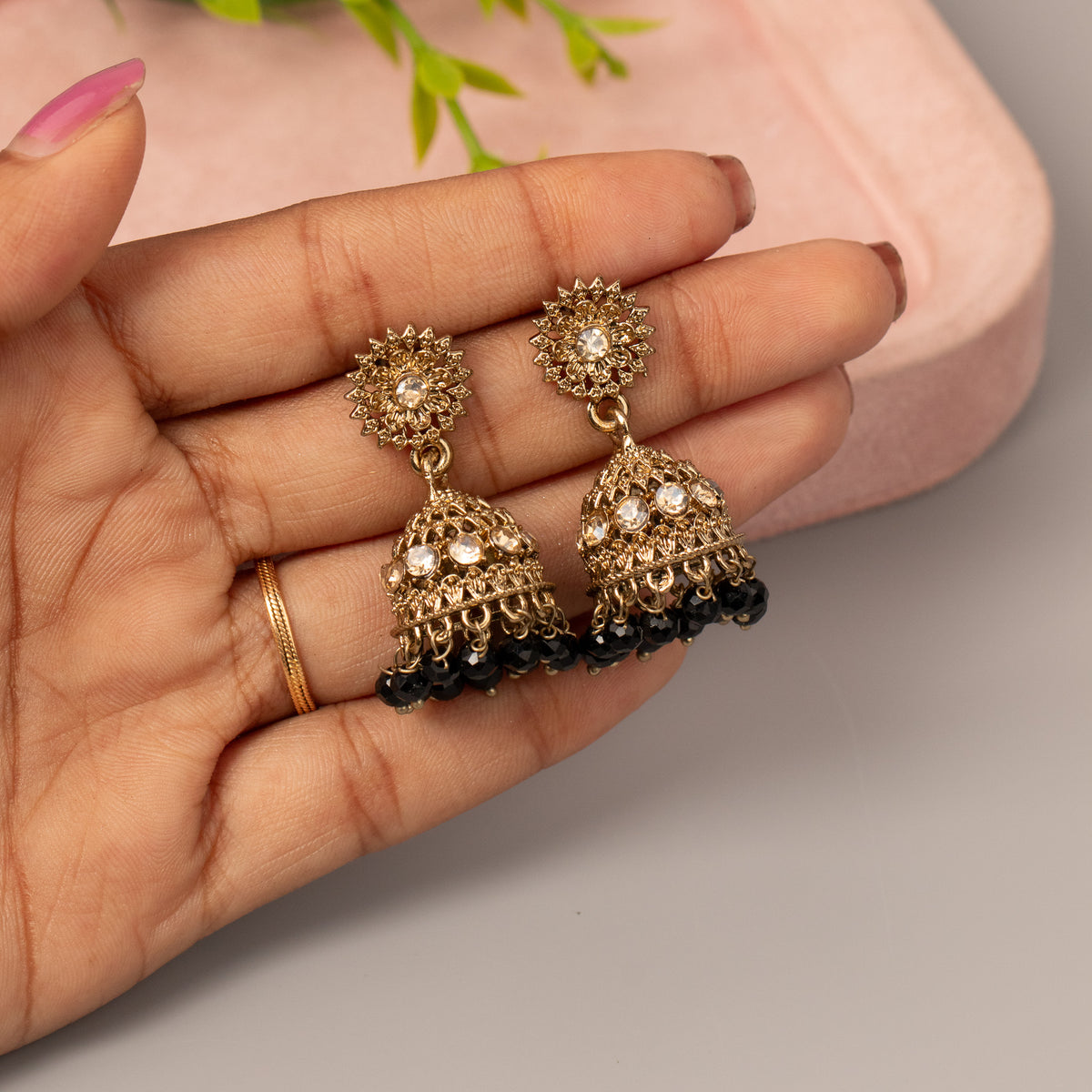 Fancy Jumkha Earrings E1594