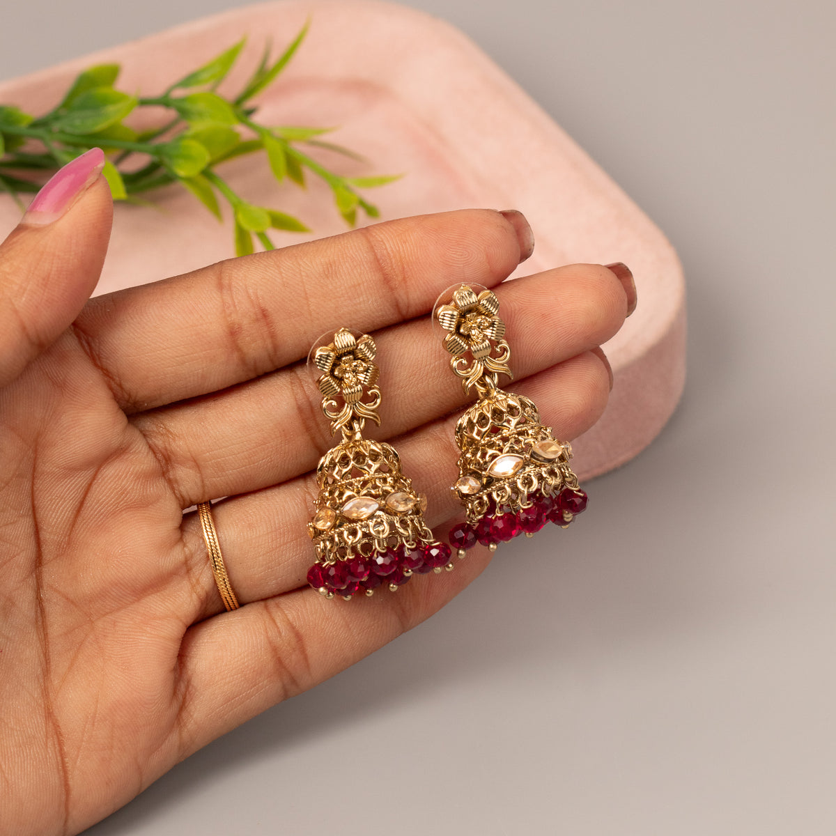 Fancy jumkha Earrings E1595