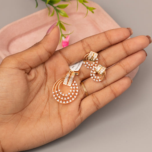 AD Pendant With Stud Earrings P58
