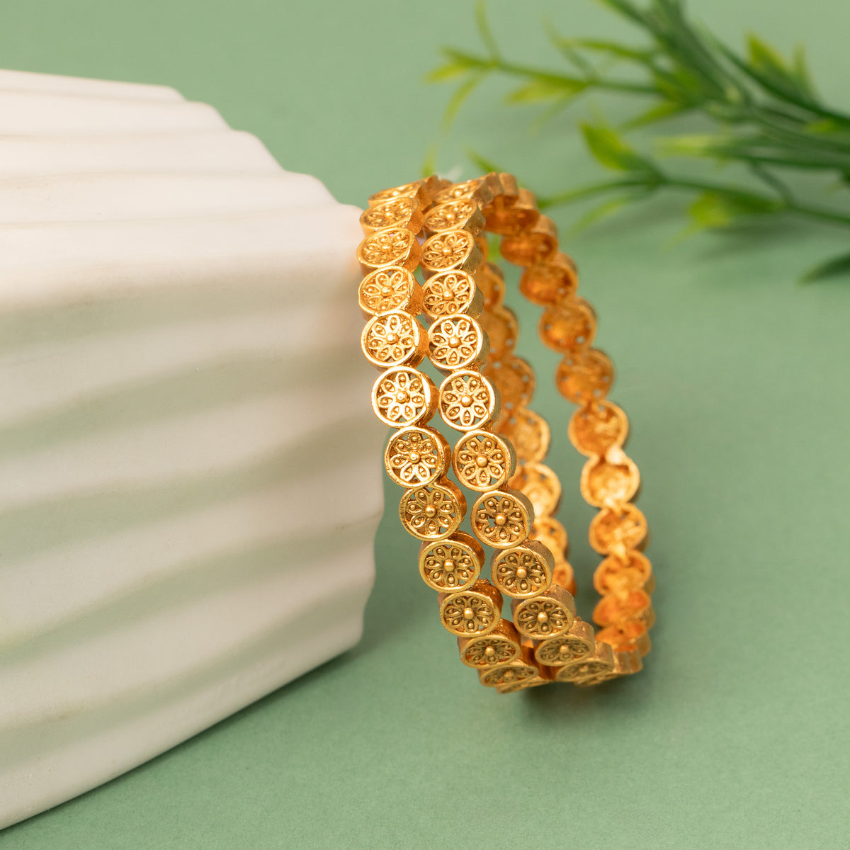 Antique Bangles B651 (2 piece)