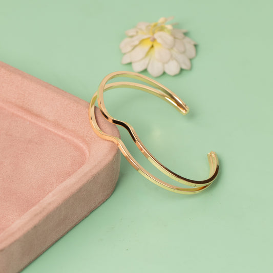 Cuff Bangle B692 [Anti Tarnished]