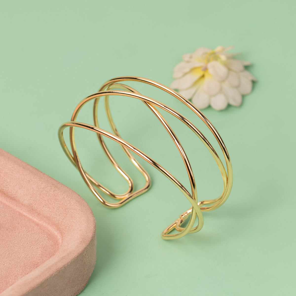 Cuff Bangle B689 [Anti Tarnished]