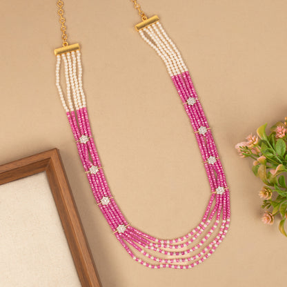 Natural Beaded Layered Premium Mala MA204