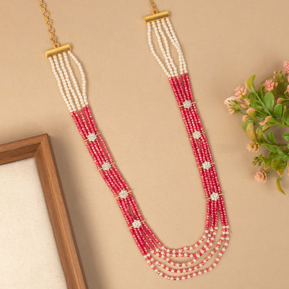 Natural Beaded Layered Premium Mala MA204