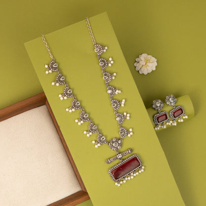 Oxidised Necklace N1628