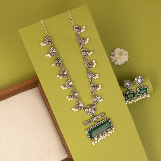 Oxidised Necklace N1628