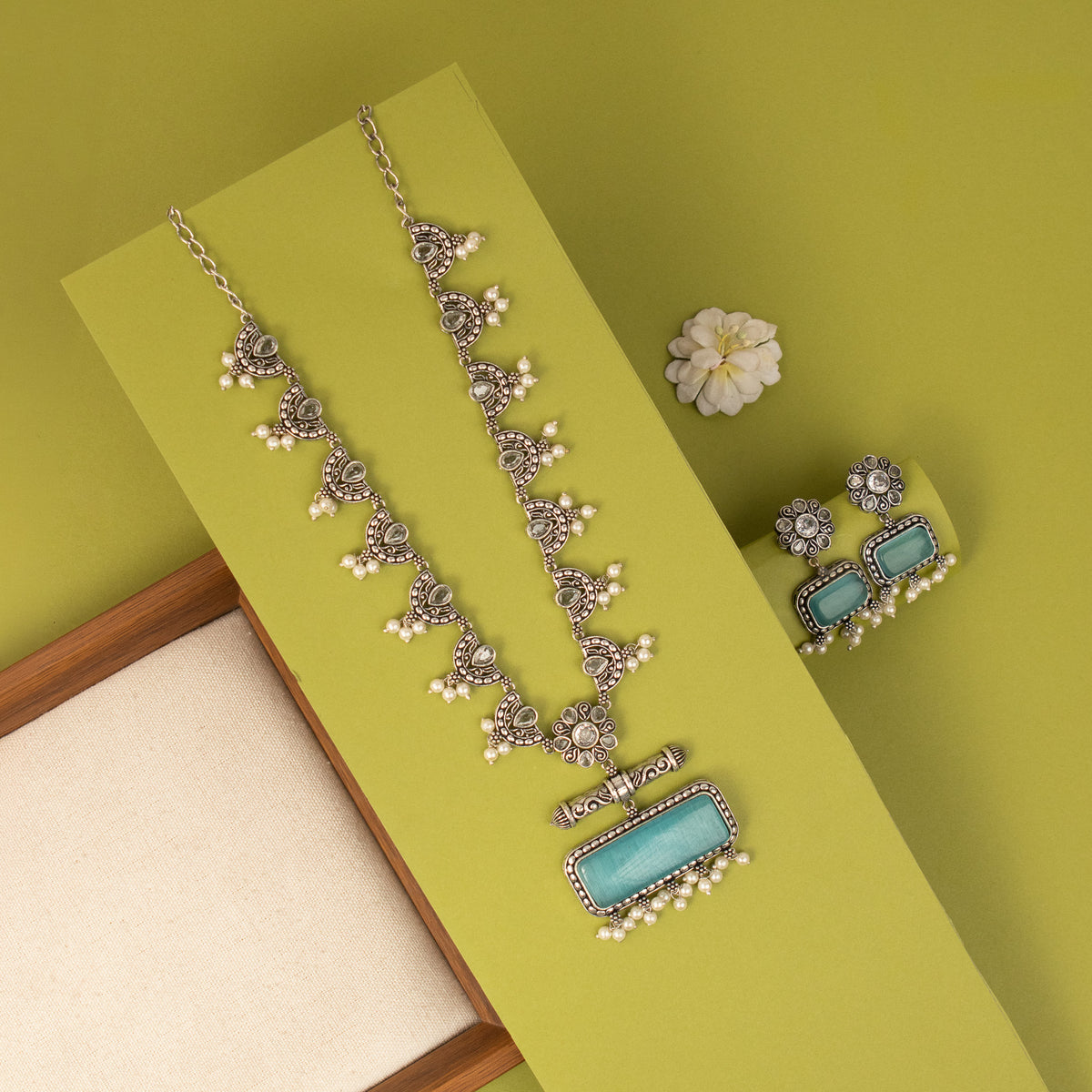 Oxidised Necklace N1628