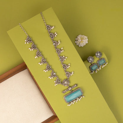 Oxidised Necklace N1628