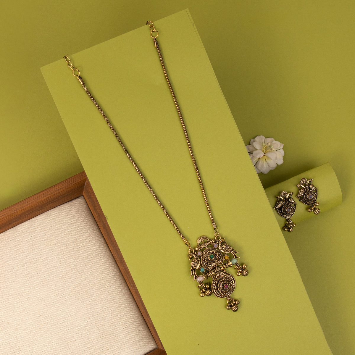 Oxidised Necklace N1629