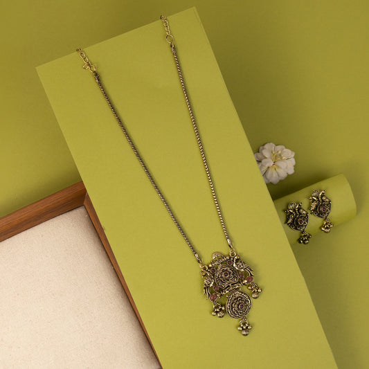 Oxidised Necklace N1629