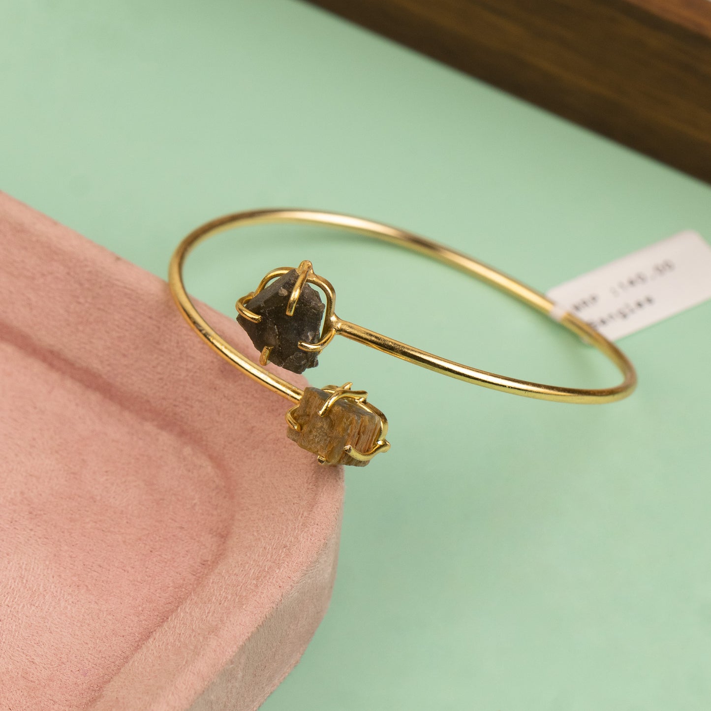 Cuff Bangle B541[Gem Stone]