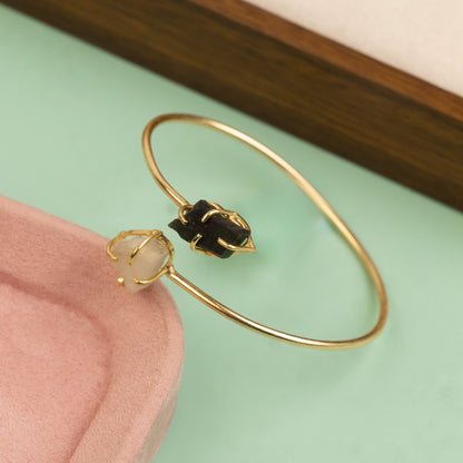 Cuff Bangle B541[Gem Stone]