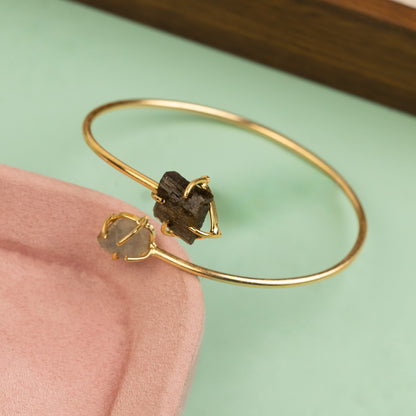 Cuff Bangle B541[Gem Stone]