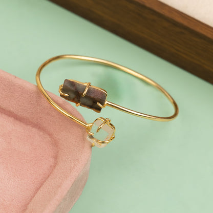 Cuff Bangle B541[Gem Stone]