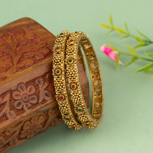 Antique Bangle B78(2 Piece)