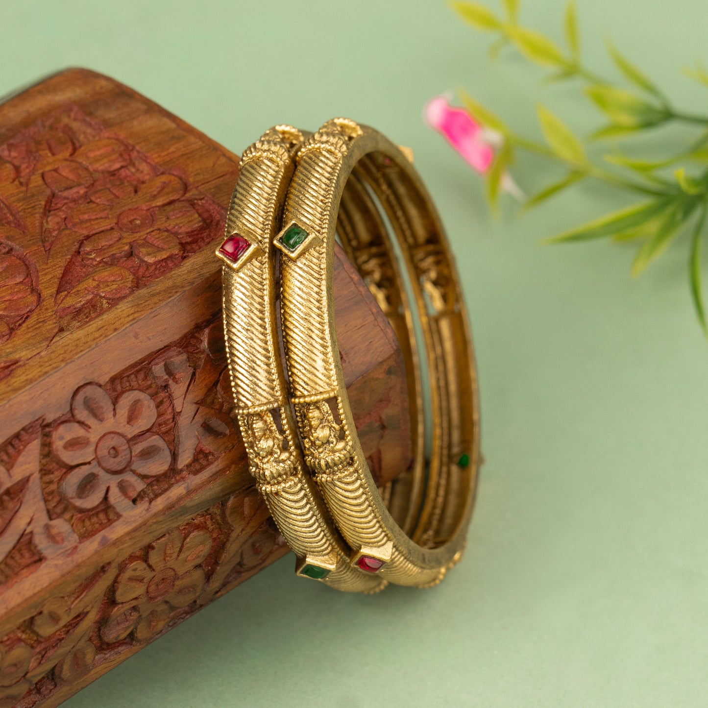 Antique Bangle B75(2 Piece)