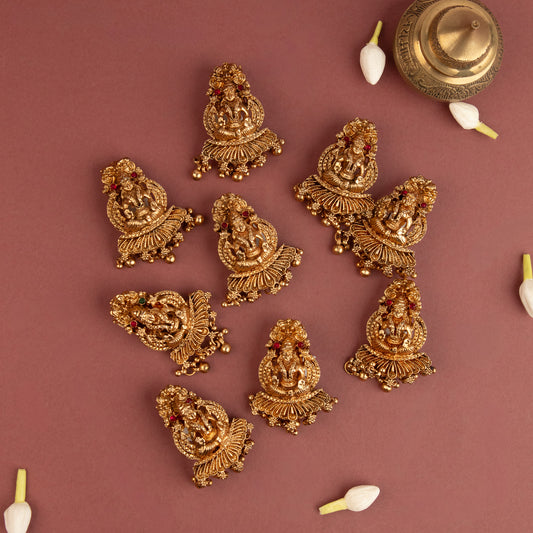 Antique Hair Choti AC109 [Set of 9 small choti]