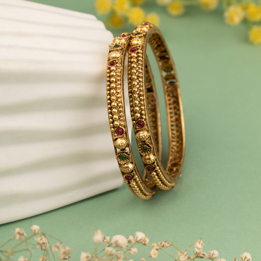Antique Bangle B128(2 Piece)