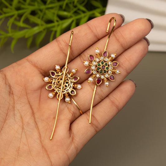 Antique Ear Cuff Earrings E986