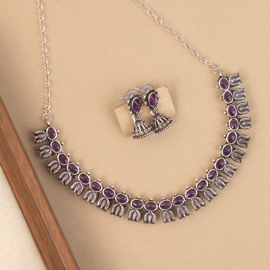 Oxidised Necklace 223