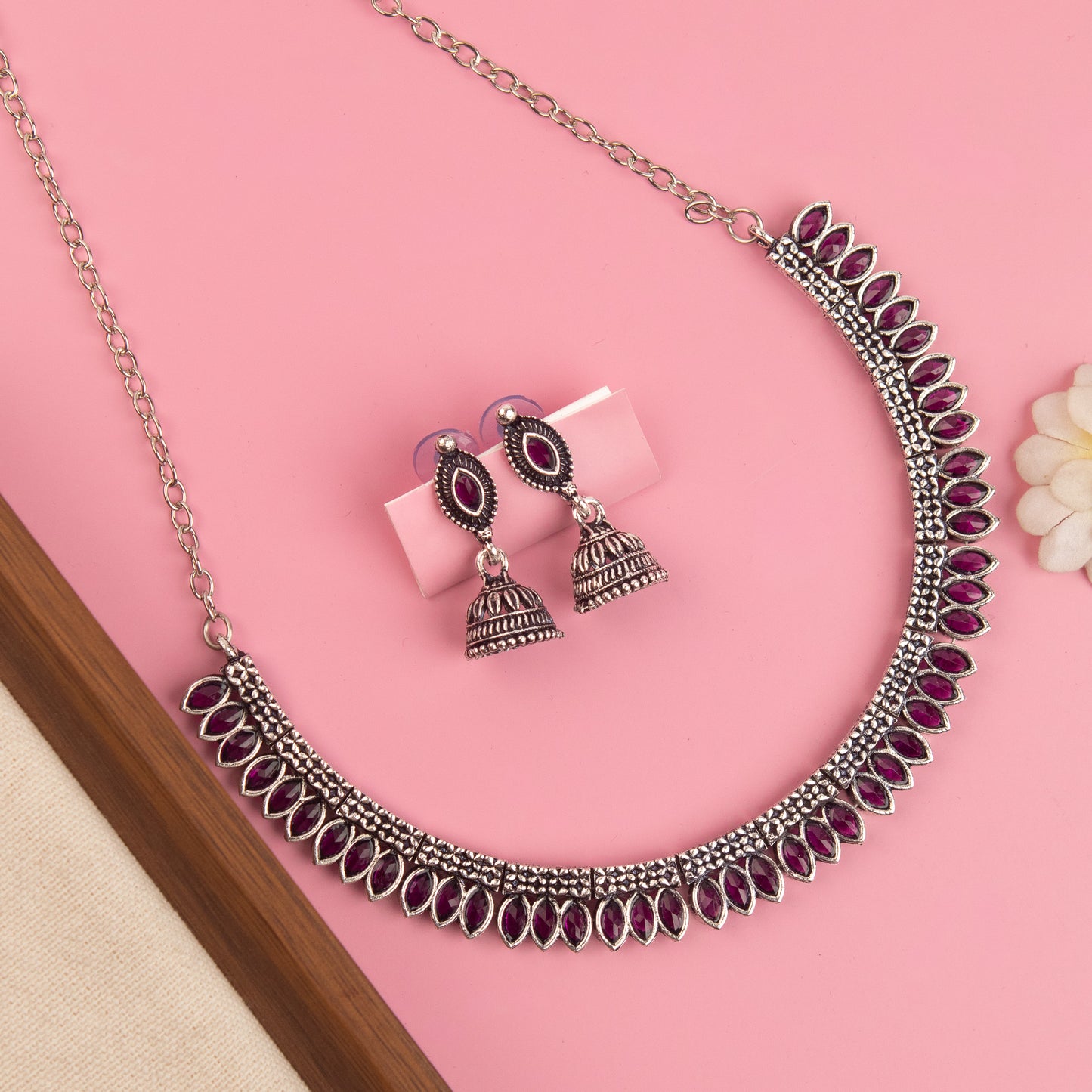 Oxidised Necklace 261