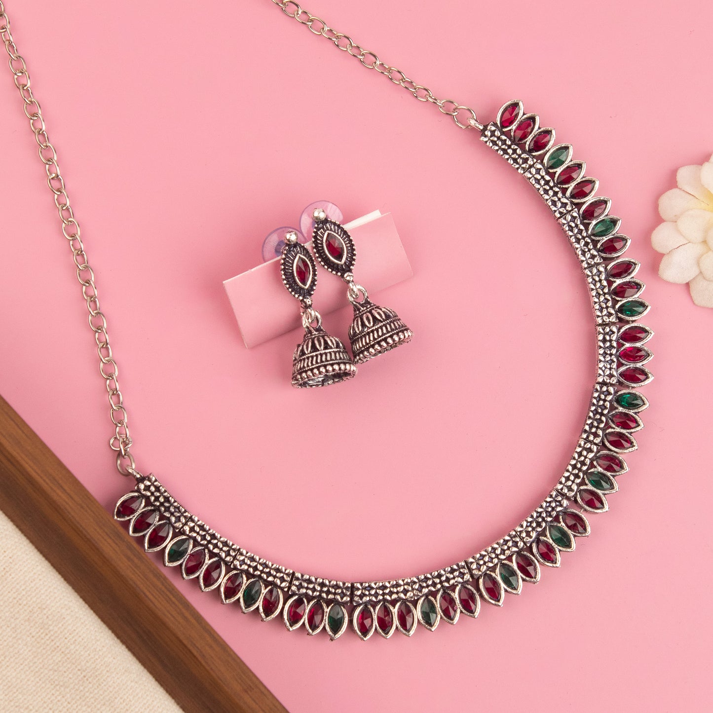 Oxidised Necklace 261