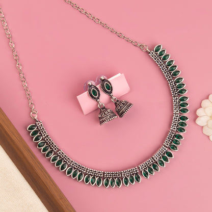 Oxidised Necklace 261