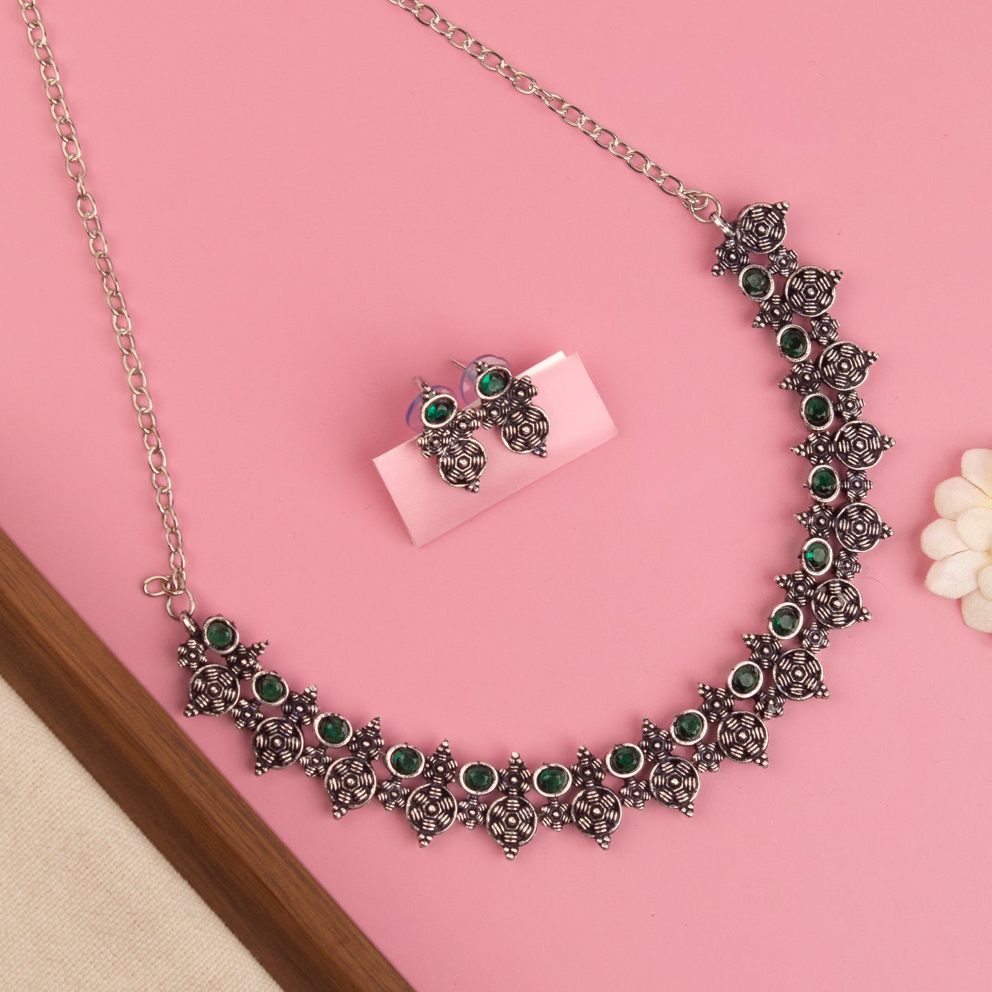Oxidised Necklace 240