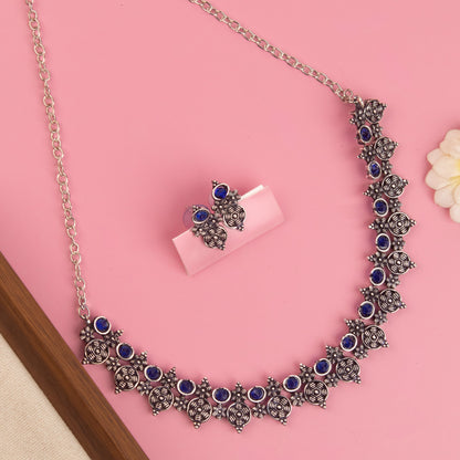 Oxidised Necklace 240