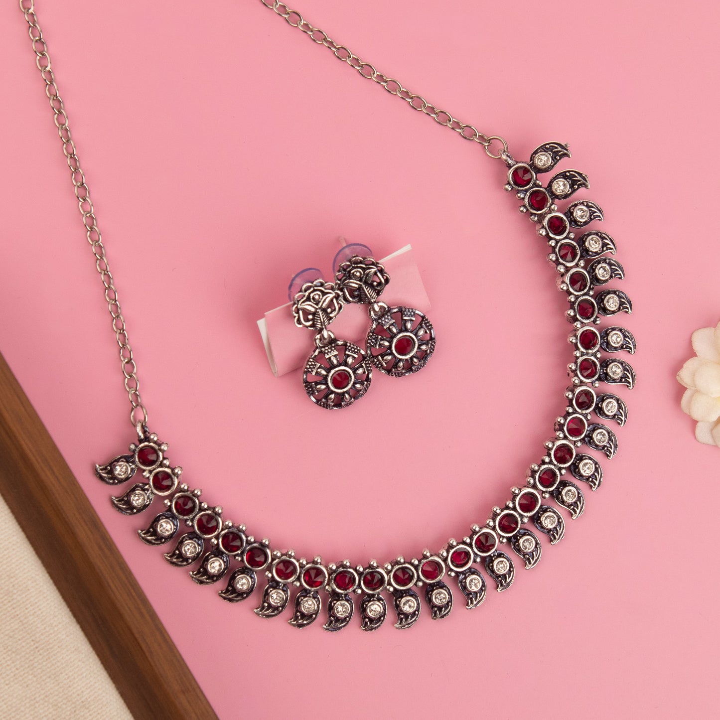 Oxidised Necklace 224