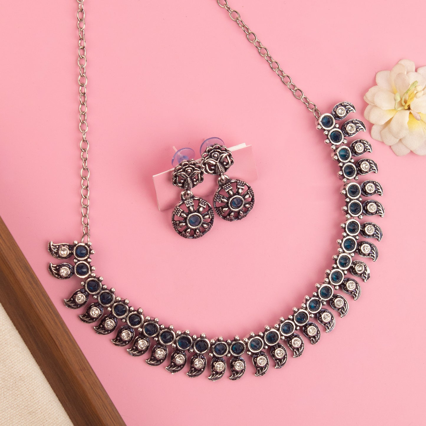 Oxidised Necklace 224