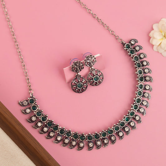 Oxidised Necklace 224