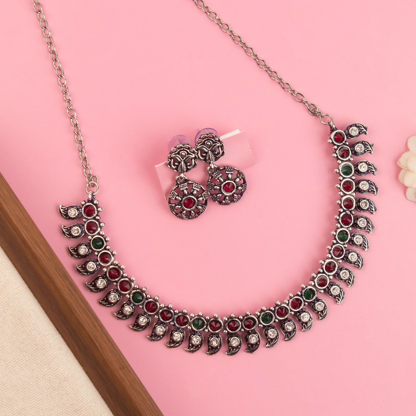 Oxidised Necklace 224