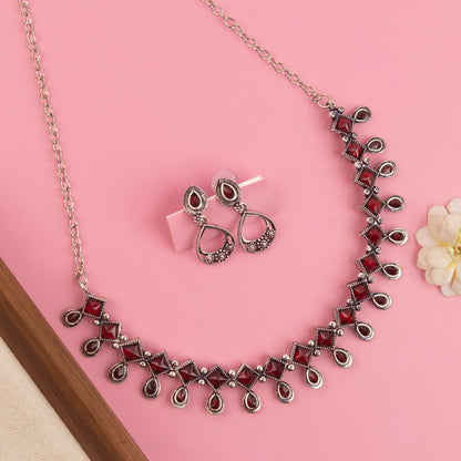 Oxidised Necklace 274