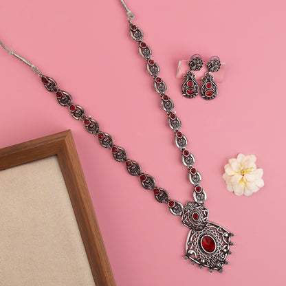Oxidised Necklace 284