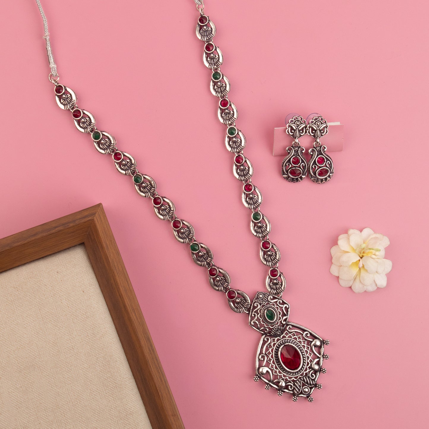 Oxidised Necklace 284