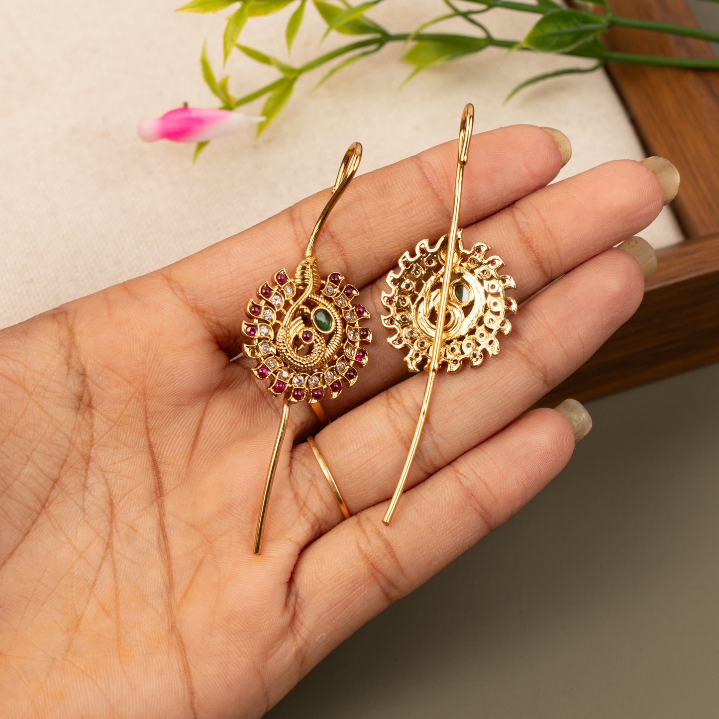 Antique Ear Cuff Earrings E1144