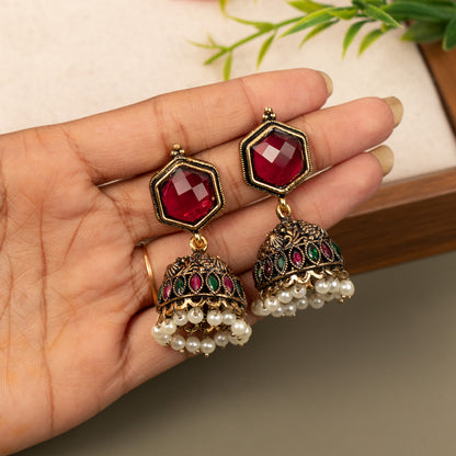 Fancy Jumkha Earrings E1232