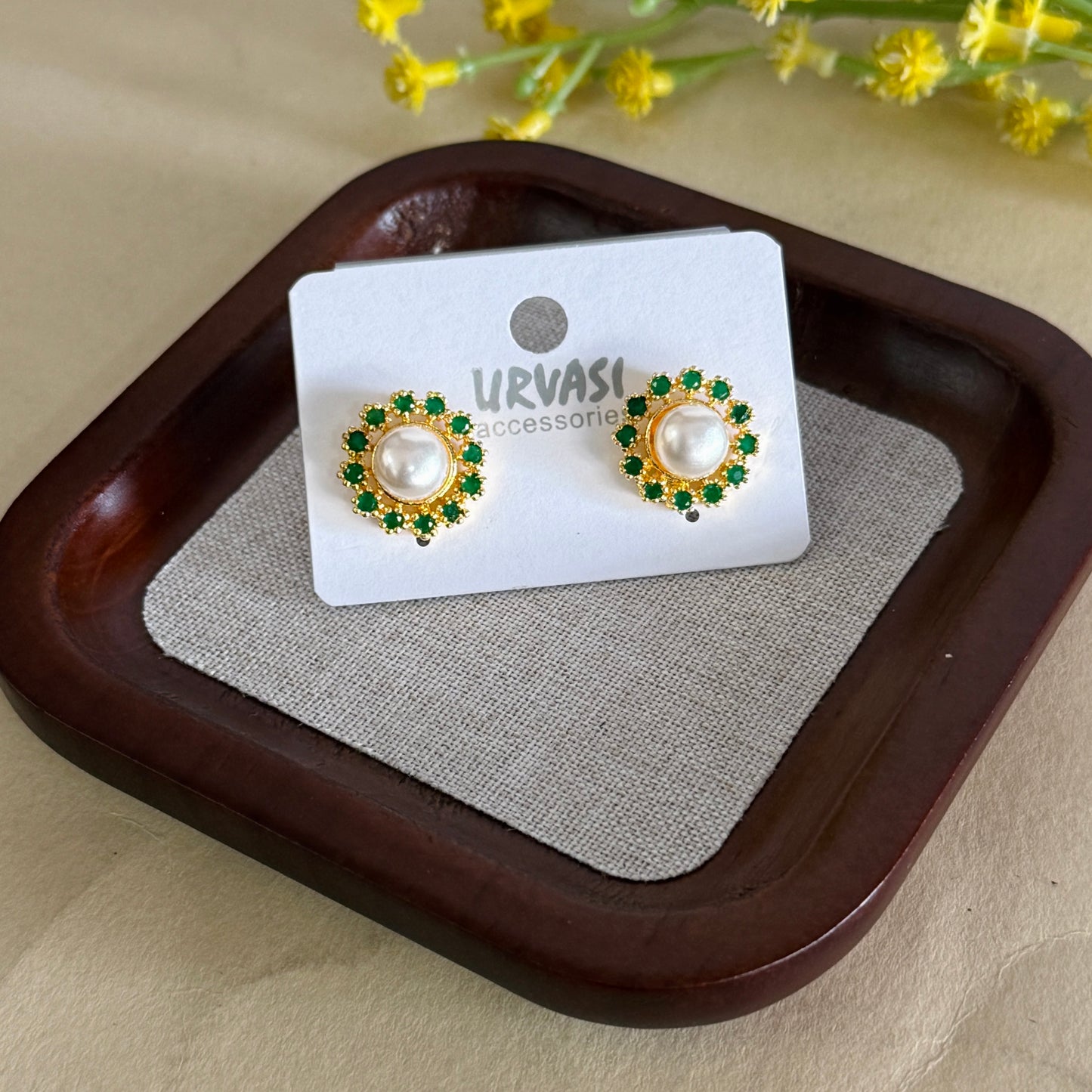 Navaratna Stud Earrings E327