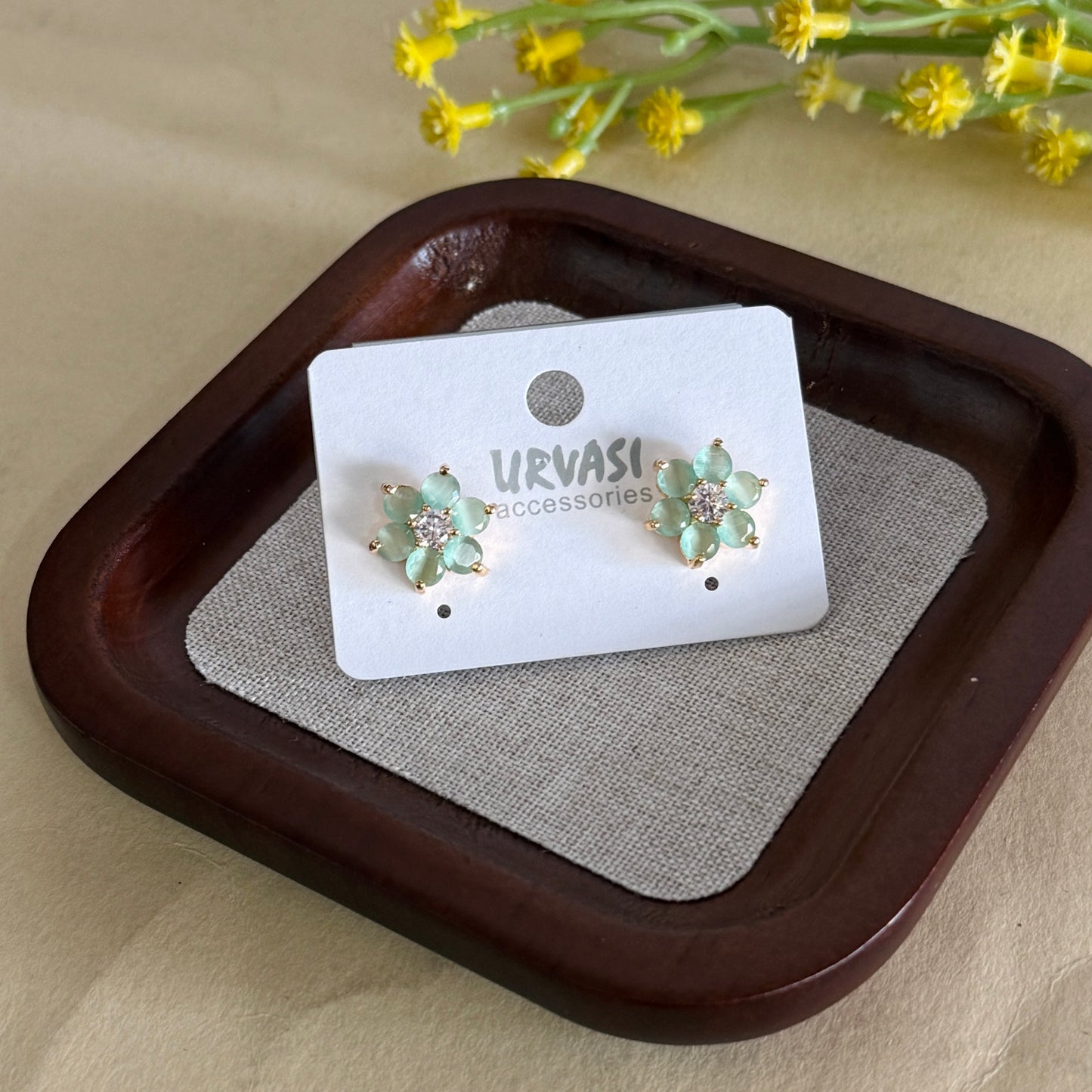 Navaratna Stud Earrings E315