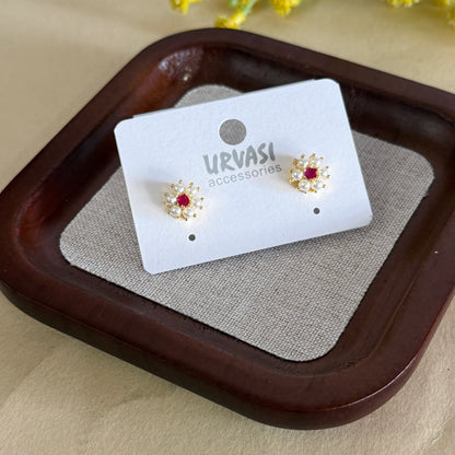 Navaratna Stud Earrings E301