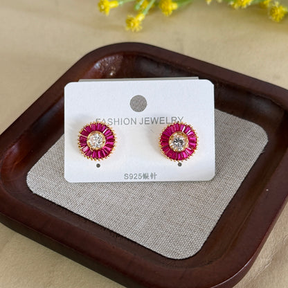 Navaratna Stud Earrings E305