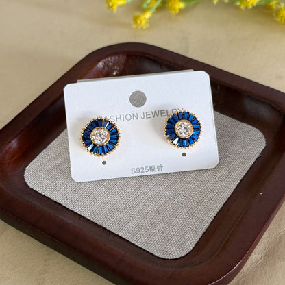 Navaratna Stud Earrings E305