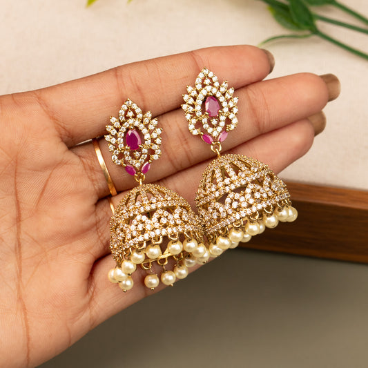 Mehendi Jumkha Earrings E1316