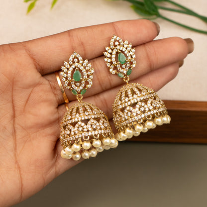 Mehendi Jumkha Earrings E1316