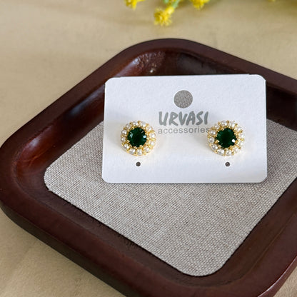 Navaratna Stud Earrings E316