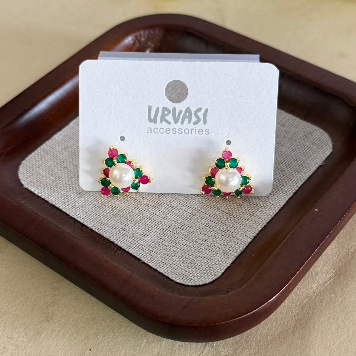 Navaratna Stud Earrings E313